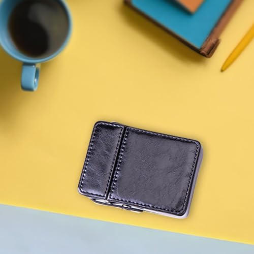 Para Encendedor: Cuero Compacto, Solución De Almacenamiento De Metal, Estuche Para Encendedor Resistente A Los Golpes, Artículo De Regalo Elegante Con Forro Interior Duradero, Accesorio Apto Para