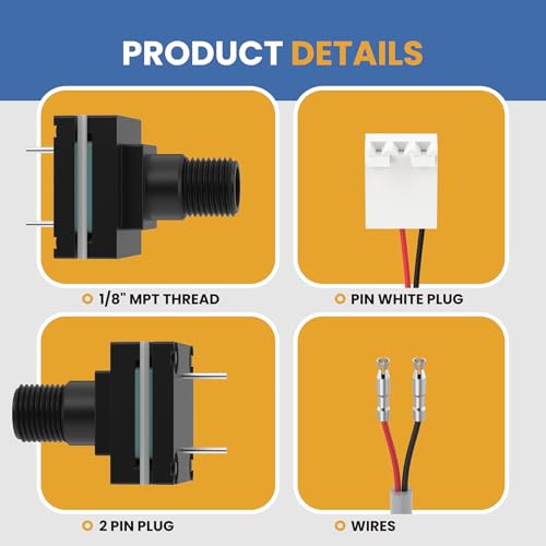 73995 Pressure Switch Replacement for Watkins Solana Caldera,Hot Tub Spa Heater Pressure Switch Fit for Hot Spring & Spot 2010+ Relay/Rhythm/Tempo & 2011+ SX TX,2006-2009 Solana RX SX TX,2010+ Caldera by Pokin - Used condition - Image 4