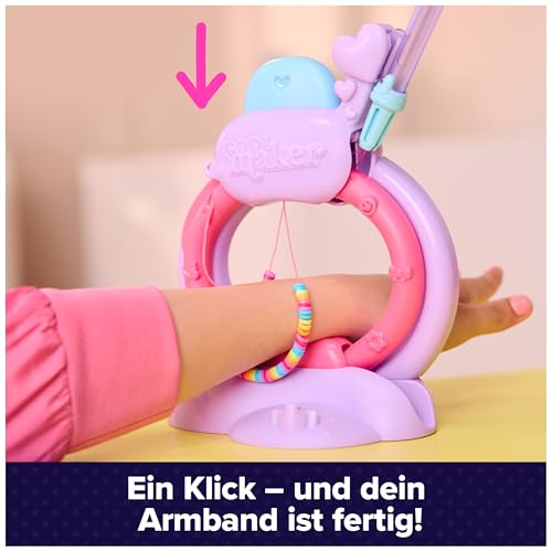 Cool MAKER – Stack'd Heishi Armband Studio mit über 1200 Heishi-Perlen und Zubehör, automatisches Auffädeln, DIY-Schmuckset für 15 stylische Armbänder, für Kinder ab 7 Jahren