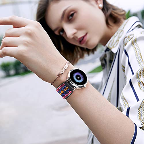 TumpCez - Quick Release Elastic Nylon Watch Straps - Band Width- 16mm 18mm 19mm 20mm 22mm 24mm Watch Straps -Choose Colour & Width