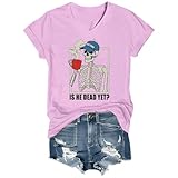 Coupe classique pour un confort ample, col en V, le motif est imprimé de haute qualité et ne tombera pas facilement.