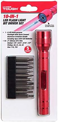 10-in-1 Led flashlight bit driver set