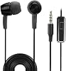 Audífonos intraurales estéreo compatibles con ZTE Axon 7 Mini, digitales + manos libres con micrófono incorporado, audio nítido y potente (3.5 mm, 1/8, 3.5 ft, negro) 2