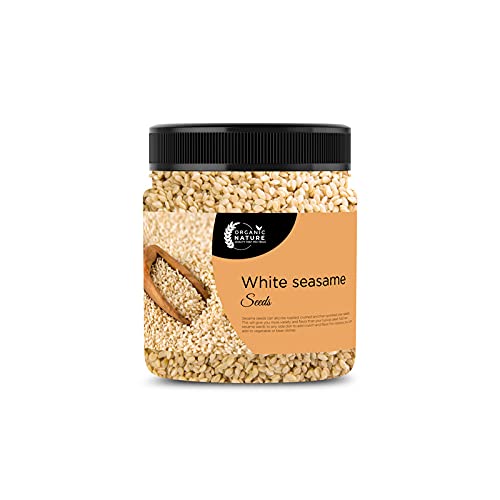 Organic Nature White Sesame Seeds | Safed Til 250 gms |Natural White Sesame Seeds (Unhulled) [Jar Pack] (B098WMTWWY) Amazon Price History, Amazon Price Tracker