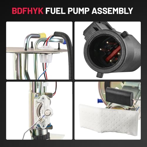 Image of BDFHYK Electric Fuel Pump Module Assembly Compatible with Ford E-150 Club Wagon /E-150 Econoline /E-250 Econoline /E-350 Club Wagon /E-350 Econoline /E-350 Econoline Club Wagon 1997-2003 Replace E2206S