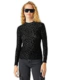 Incluye 1 camiseta negra Koton Turtleneck-Camiseta de Manga Larga (Terciopelo), Negro (999), XL para Mujer