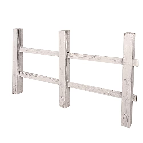 Beistle Large 3' 8" x 6' 7" Cardboard White Fence Garden Theme Party Décor- for Birthday Parties, Weddings, and Photo Shoots