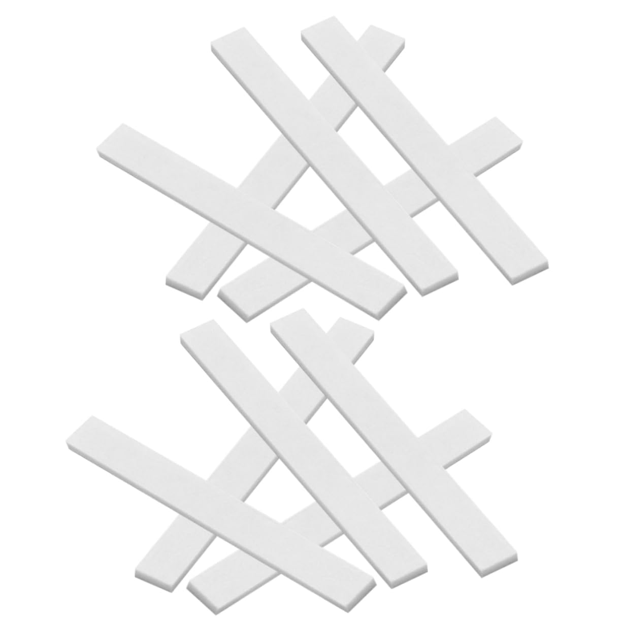 Sosoport 10pièces Sillets De Guitare Os Pour Chevalet De Rechange Pour Guitare Électrique Et Acoustique Kit De Remplacement