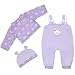 ZWOOS Ropa para Muñecas Bebés 50-55 cm Imagen de ZWOOS Ropa para Muñecas Bebés 50-55 cm