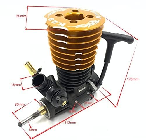 kingtair K28 1/8 Escala Off Road/Corrida Rc Carro/Caminhão/Buggy Motor Nitro Motor 28Rr Vidro 4.6Cc
