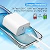 Cargador para iPhone 17 16 15, cargador USB C, 4 unidades de carga rápida de pared, bloques de cargador USB-C (4 unidades con cable de 6 pies incluido) para iPhone 17/16/15/15 Pro/15 Pro Max/iPad Pro/AirPods Samsung y más | Bloques de cargador USB-C (4 unidades con cable de 6 pies incluido) para iPhone 17/16/15/15 Pro/15 Pro Max/iPad Pro/AirPods Samsung y más 4