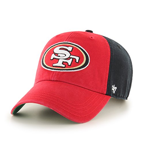 '47 NFL Black Flagstaff Clean Up Adjustable Hat, One Size