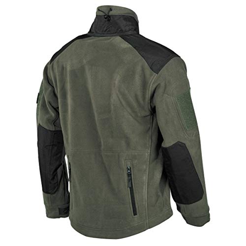 Mfh Men's Heavy Strike Fleece Jacket Od Green Size S #TOP1