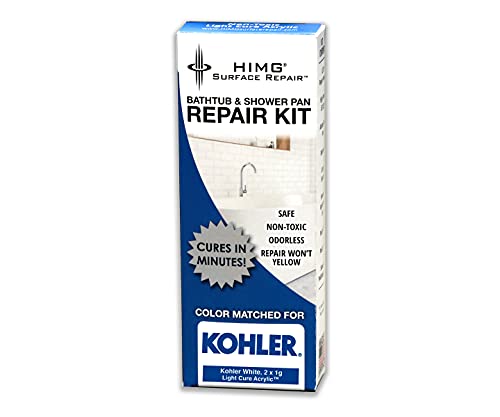 Himg Bathtub & Shower Pan Repair Kit, Compatible With Kohler White #TOP15