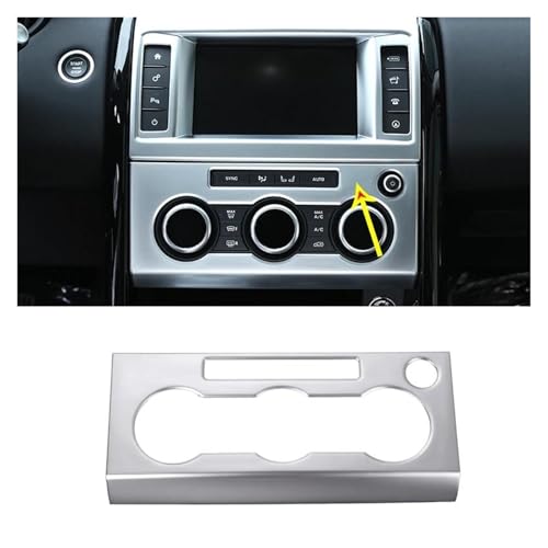 Cubierta de panel de aire acondicionado central para Discovery 5 LR5 L462 2017-2020 plata 3