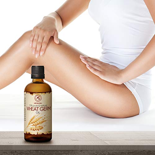 Tarwekiemolie 100 ml, 100% puur natuurlijke basisolie - dragerolie - rijk aan mineralen & vitamines voor intensieve… - Afbeelding 5