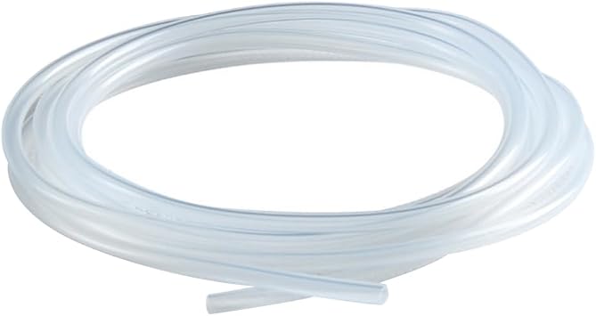 Translucent Silicone Tubing, 8mm ID x 10mm OD, 32.8 Feet 10 Meters Food Grade Silicone Rubber Hose Flexible Water Air Hose for Pump