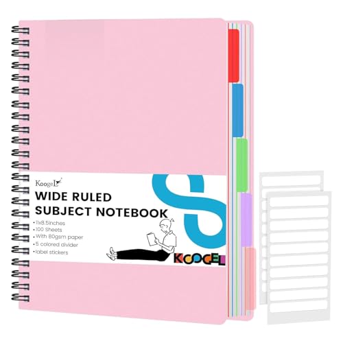 Journal ligné grand format pour organiser vos cours et projets de bureau