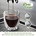 Gencywe Double Walled Espresso Cups Set of 4 (50% Thicker), 3 Ounce Clear Expresso Coffee Mugs, Espresso Shot Glasses, Double Wall Insulated Espresso Cups Suit for Espresso Machine, Microwave Safe