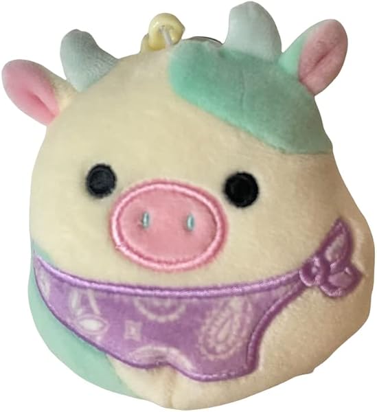 Squishmallows Official Kellytoy Easter Squad Squishy Soft Plush Toy Animal (8 Inch, Daksa Duck (Bunny Ears)) - 2
