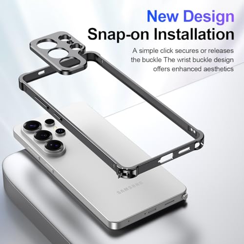 Coque métal Galaxy S24 Plus rigide avec son cadre objectif premium - 2