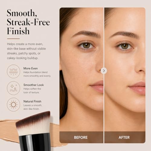 40% Off JoMay Flat Top Kabuki Foundation Brush - Image 5