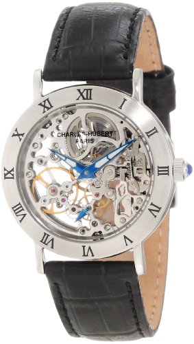 Charles-Hubert Paris 6790-B Stainless Steel Case Mechanical Watch