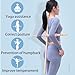 Tiydiygo 2PCS Yoga Rod Stick Set,Portable Pilates Bar Open Back Corrective Hump Round Wooden Stretching Tool with Buckle for Martial Artists Dancers Gymnasts (35.4x0.8Inch)