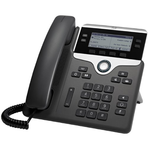 Cisco 7841 terminal VoIP PoE 4 lignes avec commutateur Ethernet Gigabit