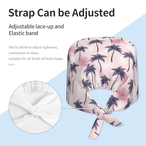 Image of Unisex Adjustable Surgical Sweatband - Elastic Bandage Cap - Scrub Caps for Nurse Working Cap