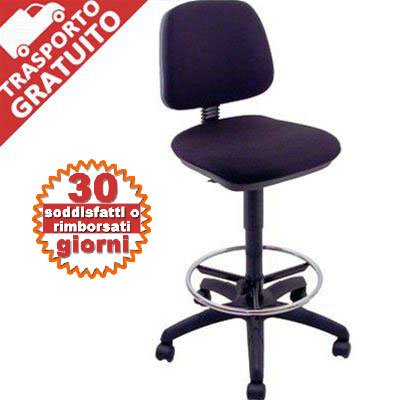 Sedia Disegnatore Ergosit nero E800/C11
