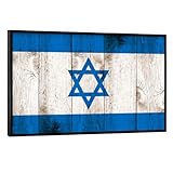 artboxONE Poster mit schwarzem Rahmen 30x20 cm Reise Israel 
