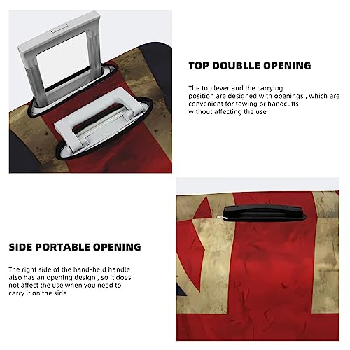 Housse de bagage britannique chic L | Protection extensible premium