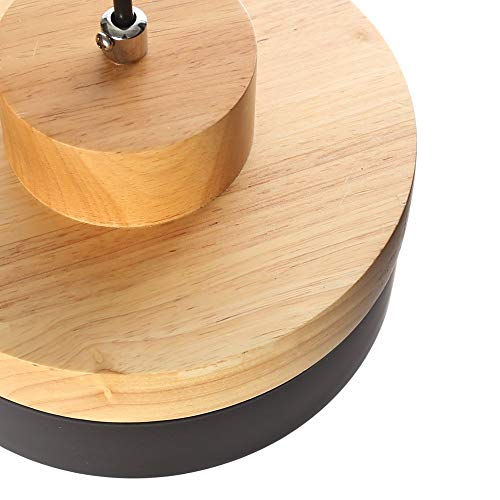 Comtemporary Pendant Light 60W Black Lampshade Industrial Metal Pendant Light Shade Ceiling Hanging Light Fixtures Light Guard 1 Light For Dining Room,Kitchen (Black) #TOP3