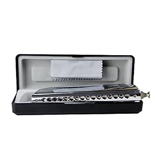 Swan Harmonica chromatique 16 trous 64 tons pour enfants débutants en forme de bateau - Les Beatles, Paul McCartney, John Lennon, RIngo Starr, George Harrison Swan Harmonica chromatique 16 trous 64 tons pour enfants débutants en forme de bateau – Image 4