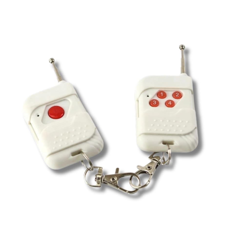Generico Centralina Fuochi d’Artificio Freddi 4 Canali Wireless con Telecomando – Kit Sistema Pirotecnico per Fontane Fredde e Scintille per Matrimoni, Eventi e Feste, con Custodia, Batterie 9V
