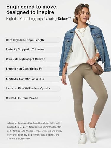 Image of Conceited High Waisted Ultra Soft Leggings for Women - Full Length, Capri Length and Biker Shorts - Available in Plus Size
