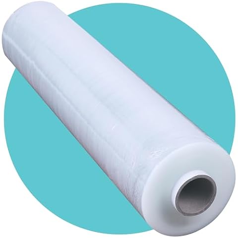 Triplast 1 Roll x 400mm Clear Pallet Stretch Wrap | Extra Long Roll, Standard Core, 17mu Thick | Shrink Wrap, Cling Film, Plastic Wrap | Packaging for Removals, Industrial & Warehouse Use Cover