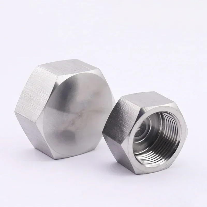 Terminal hembra NPT 1/2 y 3/4 tapón hexagonal acero inoxidable 304 tubería 3