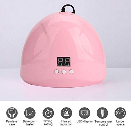 Mini 36W Uv Light Nail Lamp, Portable 12 Led Nail Curing Lamp Nail Dryer With Led Display, Nail Art Tools With 30S/60S/90S Timer Setting For Manicure Gel Nail Polish Fingernail & Toenail Gel #TOP3