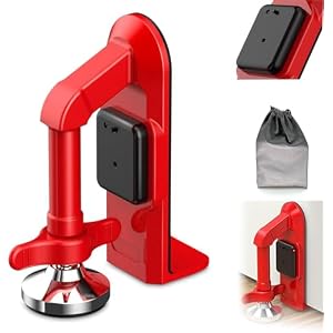 SecureStop – Portable Door Lock with Alarm, Travel Door Stop for Home & Hotel Security – Anti-Theft Personal Safety Device for Extra Protection