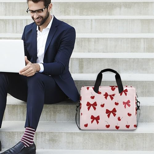 Funda para Laptop 15.6 pulgadas con Asa y Correa Roja miniatura 3