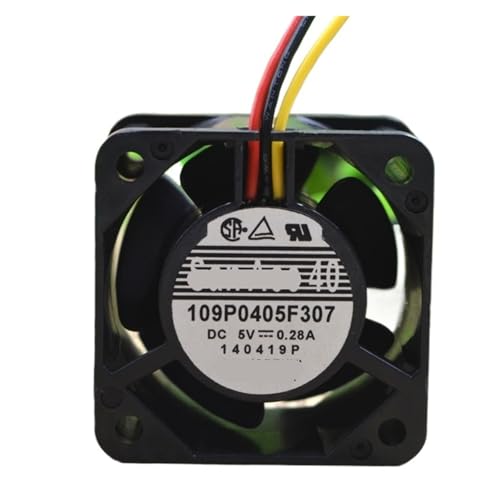 Ventilador 4028 5V 0.28A 109P0405F307 para refrigeración eficiente de equipos 3