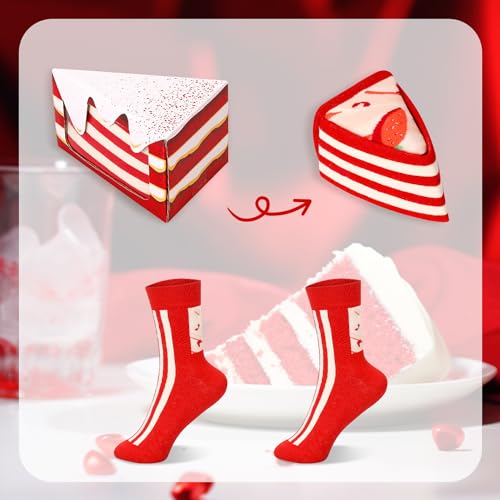 Image of Funny Donut Burger Food Socks Box, Crazy Socks for Women Teen Girls, Birthday Christmas Stocking Stuffers Gag Gifts