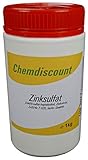  Chemdiscount 1kg Zinksulfat ZnSO4 Zinkvitriol (-Heptahydrat)