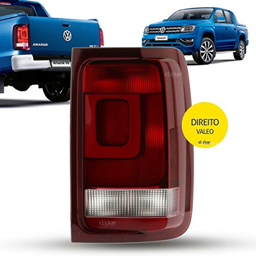 Par Lanterna Traseira Amarok V6 2015 2016 2017 2018 Fumê Circuito Valeo