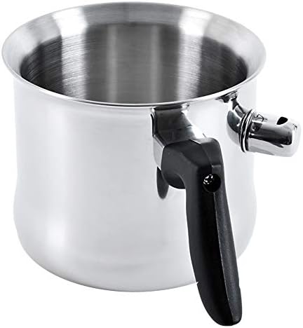 ORION GROUP garnek do mleka, stal nierdzewna, bez pokrywki, stal nierdzewna, gotowanie mleka, fajka 2,5 l, gaz, do kuchenek indukcyjnych