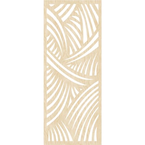 Image of Chester Decorative Pierced Fretwork Wood Wall Panels, 15 3 /8 inchW x 39 3 /8 inchH x 3 /8 inchT, Birch
