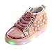 Jimmackey- Scarpe Bambina con Luci Floreale, Scarpe Scarpe Bimba Luci Scarpe Che Fanno La Luce Scarpe per Neonato