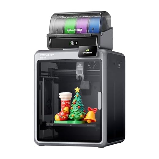 Creality K2 Pro Combo Stampante 3D con sistema di filamento CFS, stampa multicolore, livellamento automatico, ampio volume di stampa 300 × 300 × 300 mm, camera riscaldata attivamente, 600 mm/s